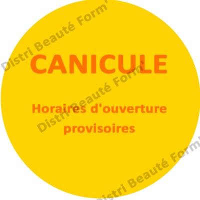 HORAIRES D'OUVERTURE MODIFIES en raison DE LA CANICULE - Aot 2023